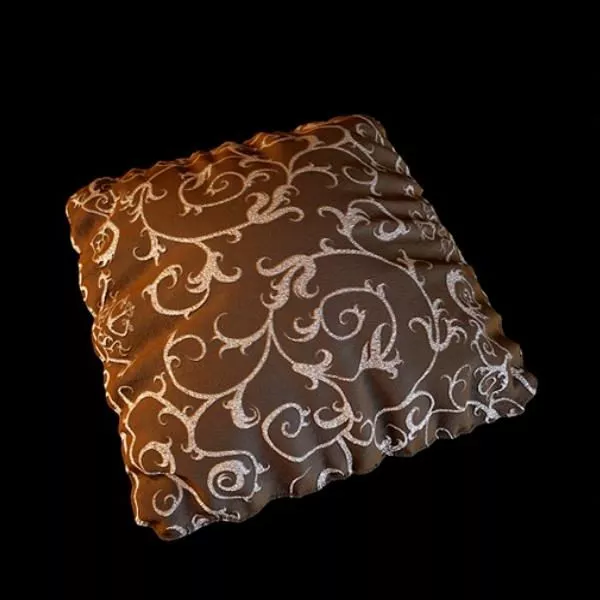 Printed Stuffed Decoration Cushion 3d model Printed Stuffed Decoration Cushion 3d model