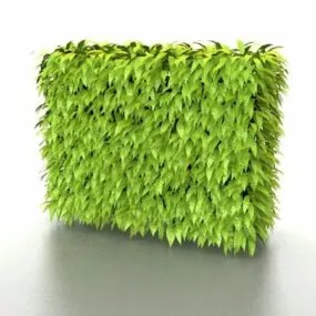 Garden Hedge Wall Plant 3d model