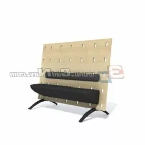 Public Link Chair Furniture 3d model