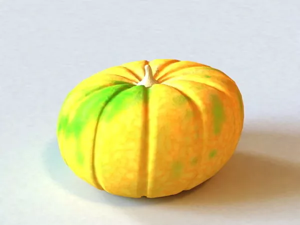 Green Cucumber V1 3d model