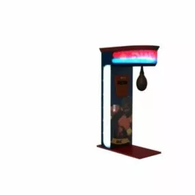 Punch Boxing Sport Game Machine 3d model
