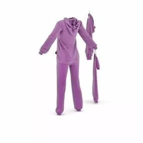 Fashion Purple Sportswear 3d model