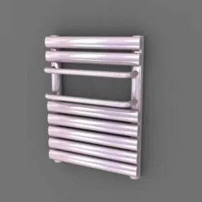 Purple Towel Home Radiator 3d model