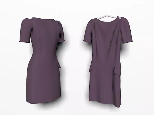 Marvelous Dance Dress 3d model