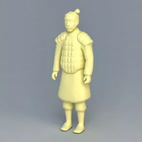 Qin Dynasty Warrior Terracotta 3d model