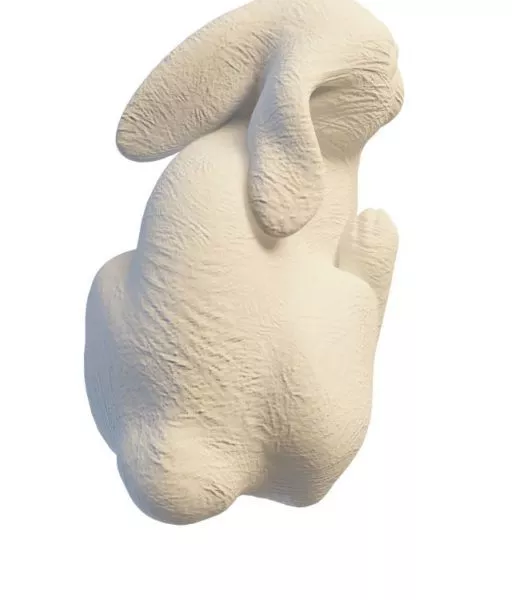 Stone Rabbit Garden Statue 3d model Stone Rabbit Garden Statue 3d model