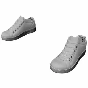 Unisex Fashion Racing Flat Shoes 3d model