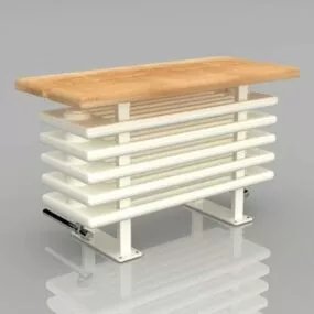Fitness Radiator Bench Seat 3d model