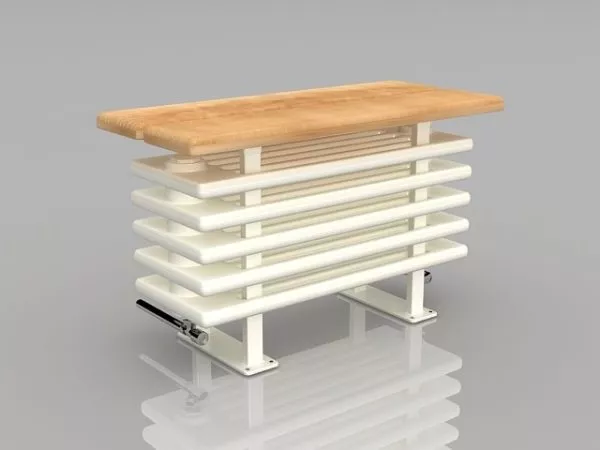 Aluminum Radiator Rectangular Shape 3d model