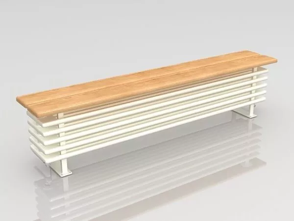 Aluminum Radiator Rectangular Shape 3d model
