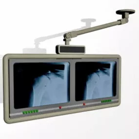 Hospital Radiology Diagnostic Monitor 3d model