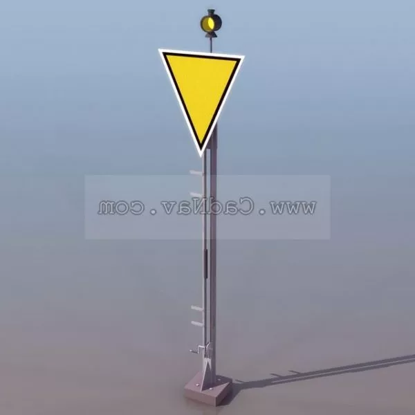 Guide Sign Board 3d model