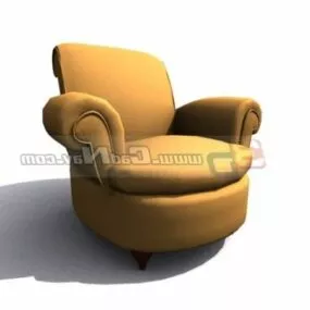 Reclining Single Sofa 3d model