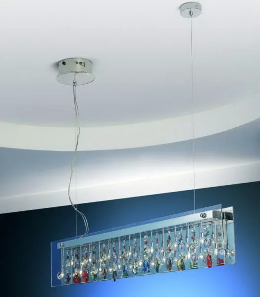 Luxury Rectangular Glass Pendant Lamp 3d model Luxury Rectangular Glass Pendant Lamp 3d model
