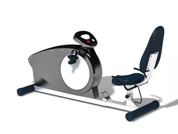 Fitness Recumbent Exercise Bicycle 3d model Fitness Recumbent Exercise Bicycle 3d model