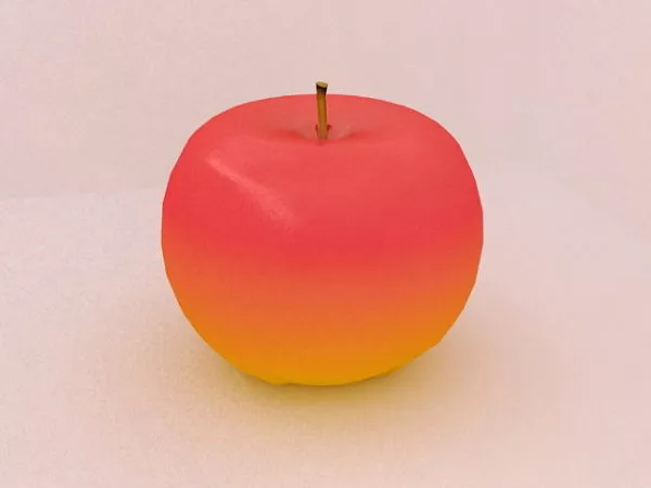 Food Red Apple Fruit 3d model Food Red Apple Fruit 3d model