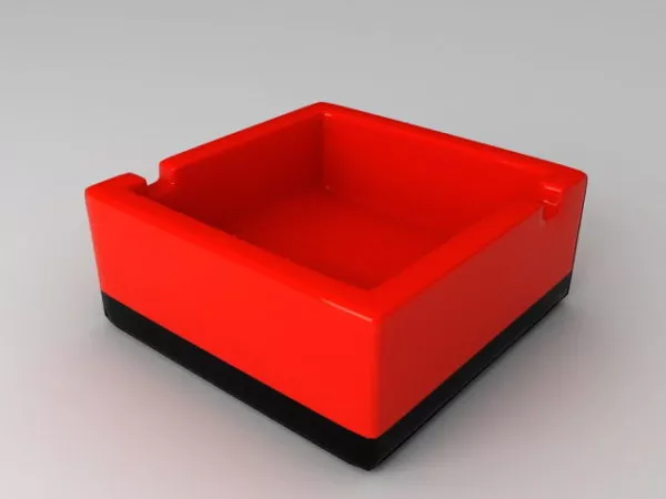 Art Deco Ashtray 3d model