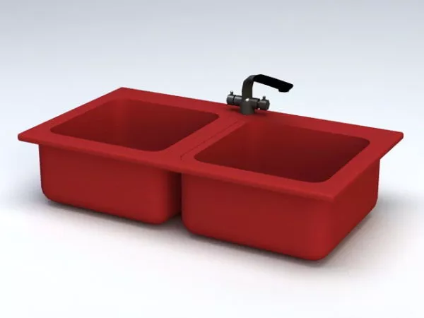 Thin Edge Sink 3d model