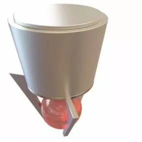 Ball Style Table Lamp 3d model