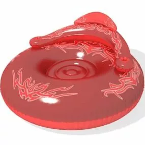 Red Inflatable Float 3d model