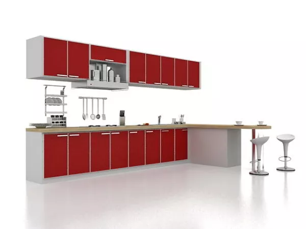 Gas Stove Fornelli 3d model