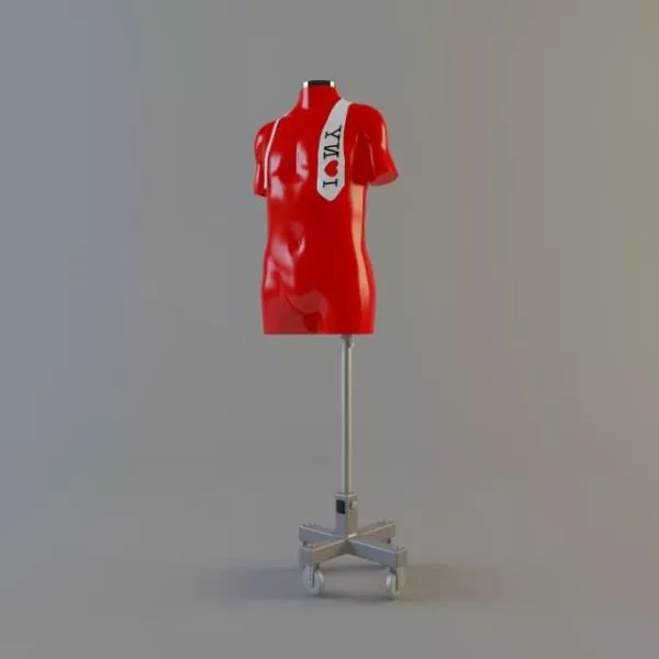Mannequin Body Part 3d model