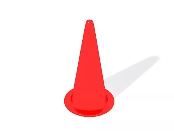 Street Red Traffic Cone 3d model Street Red Traffic Cone 3d model