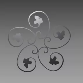 Ornament Wrought Iron Elements 3d model