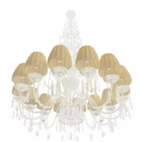 Regency Antique Style Chandelier 3d model