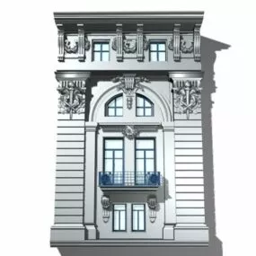 Classic Renaissance Architecture Windows 3d model