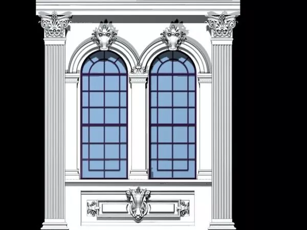 Renaissance Classic Windows 3d model Renaissance Classic Windows 3d model