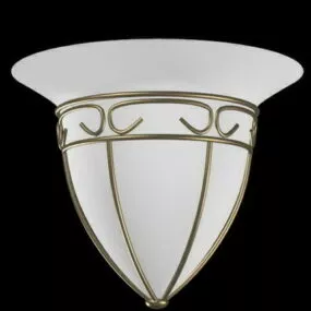 Residential Antique Wall Lamp Sconce 3d model