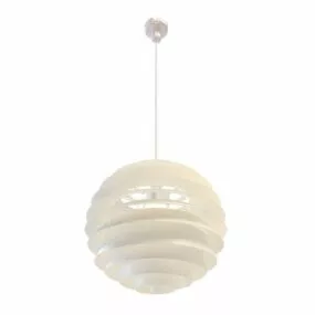 Resin Ball Ceiling Pendant Lighting 3d model