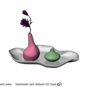 Food Set Ceramic Tableware 3d model