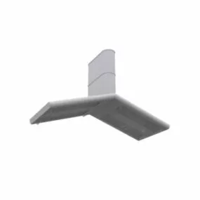 Restaurant Modern Extractor Hood 3d model