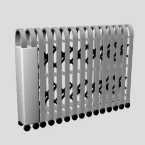 Retractable Folding Gate 3d model