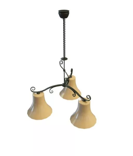 Retro Ceiling Light Pendant 3d model Retro Ceiling Light Pendant 3d model