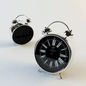 Retro Alarm Clock 3d model