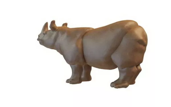 Rhinoceros Statue 3d model Rhinoceros Statue 3d model