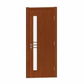 Right Hand Home Flush Door 3d model