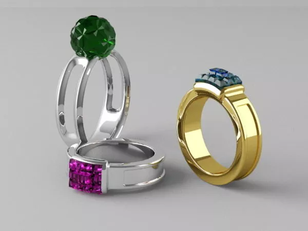 Ring Group Chain 3d model
