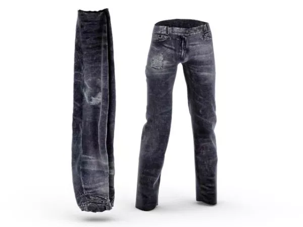 Ripped Jeans Fashion 3d model Ripped Jeans Fashion 3d model