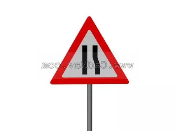 Road Traffic Ramp Slowdown 3d model