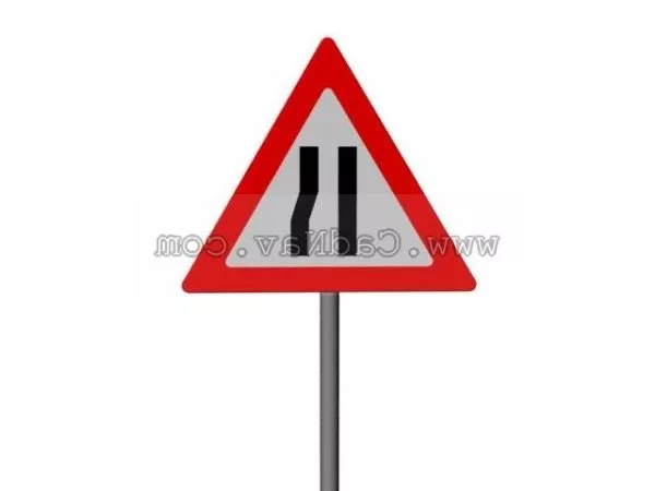 Road Blocker Traffic Equipment 3d model