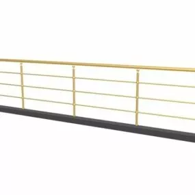 Old Road Railing 3d model