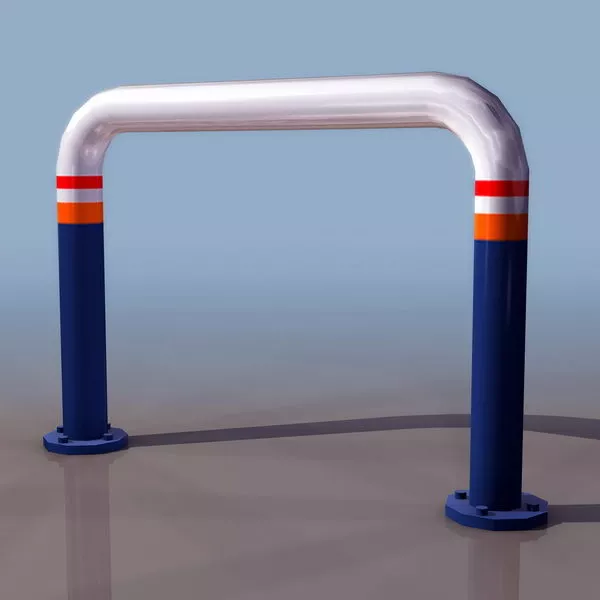 Gate Fence Segment 3d model