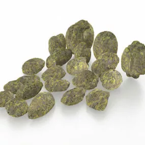 Sand Rock Garden Decoration 3d model