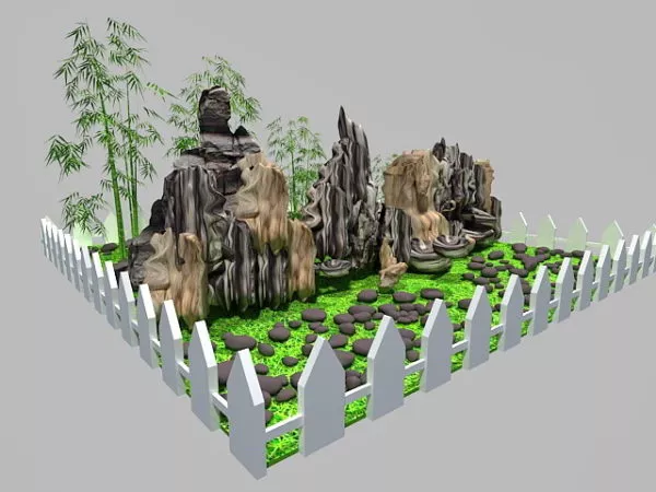 Bamboo Grove Plant 3d model