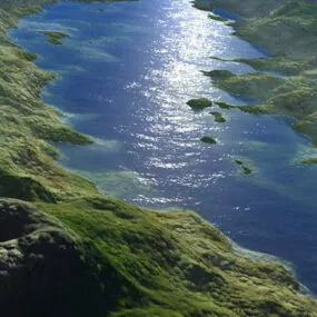 Landscape Rocky Creek 3d model