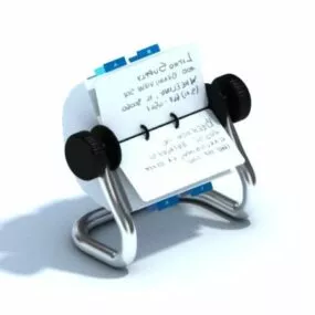 Office Equipment Card Holder 3d model